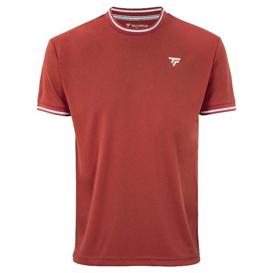 Camiseta de terracota da Tecnifibre Team Tech