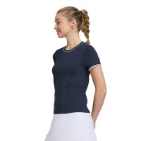 Camiseta Wilson Team Seamless Azul Marino Mujer