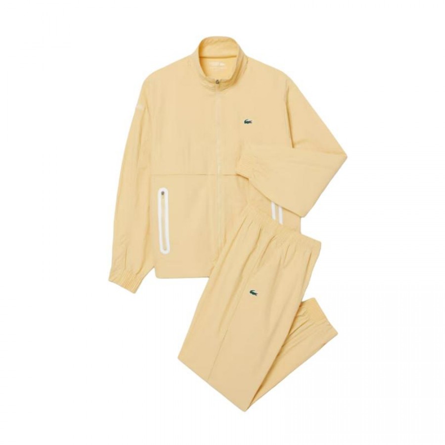 Lacoste Novak Djokovic Yellow Tennis Tracksuit