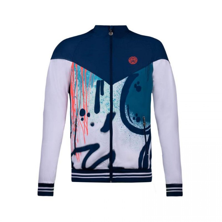 Veste Bidi Badu Hayo Blanc Bleu Fonce