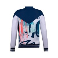 Veste Bidi Badu Hayo Blanc Bleu Fonce