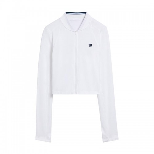 Chaqueta Wilson All Day Full Zip Blanco Mujer