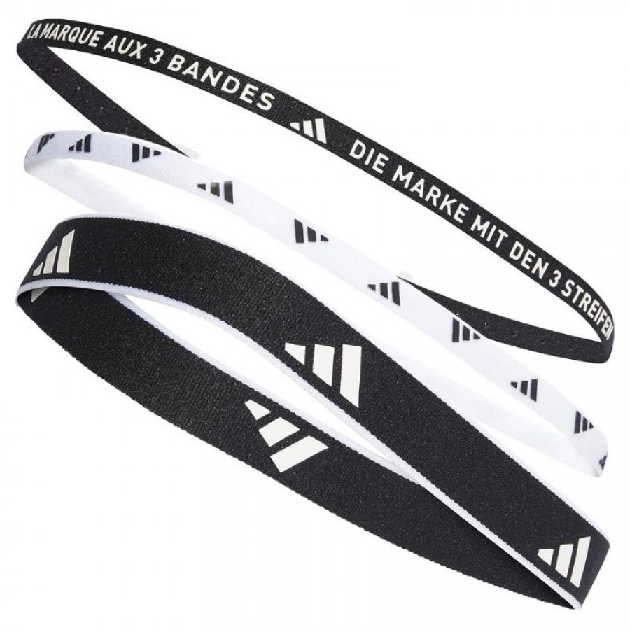 Adidas Black White Tapes 3 Unidades