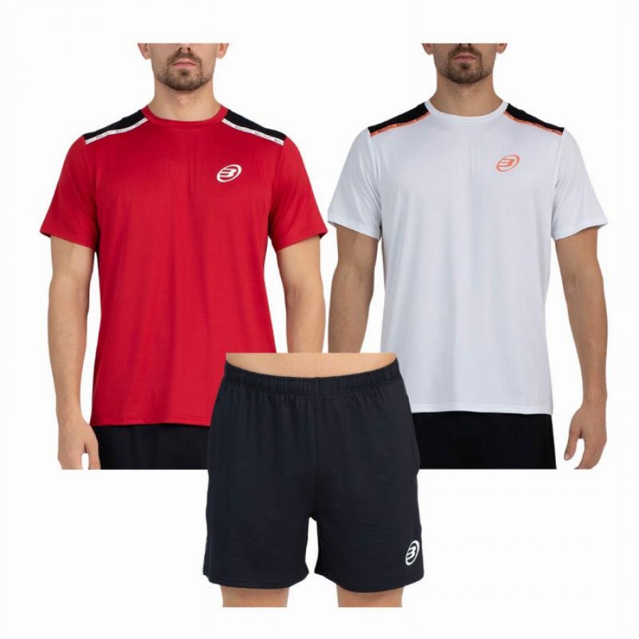 Conjunto Bullpadel Adventure Performance Preto x3