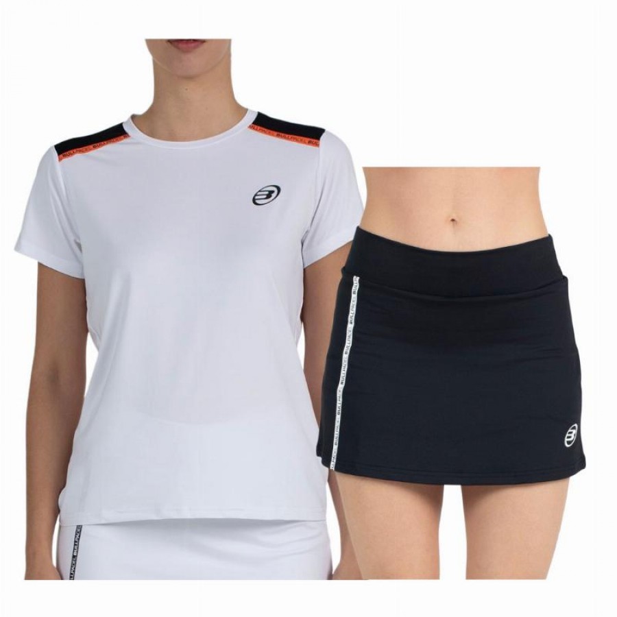 Bullpadel Adventure W Performance Blanc Noir Set