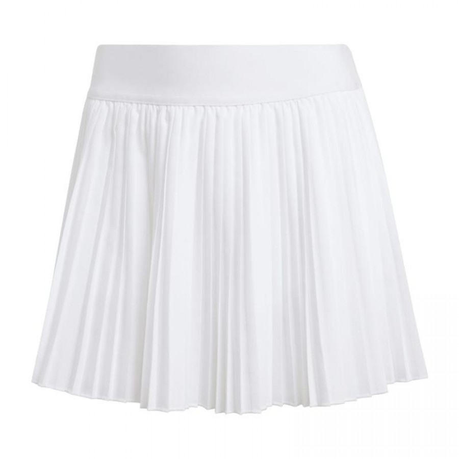 Adidas Club Pleat White Skirt PADELPOINT