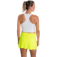 Jupe BB droite basique jaune fluo  Offre - Pas cher
