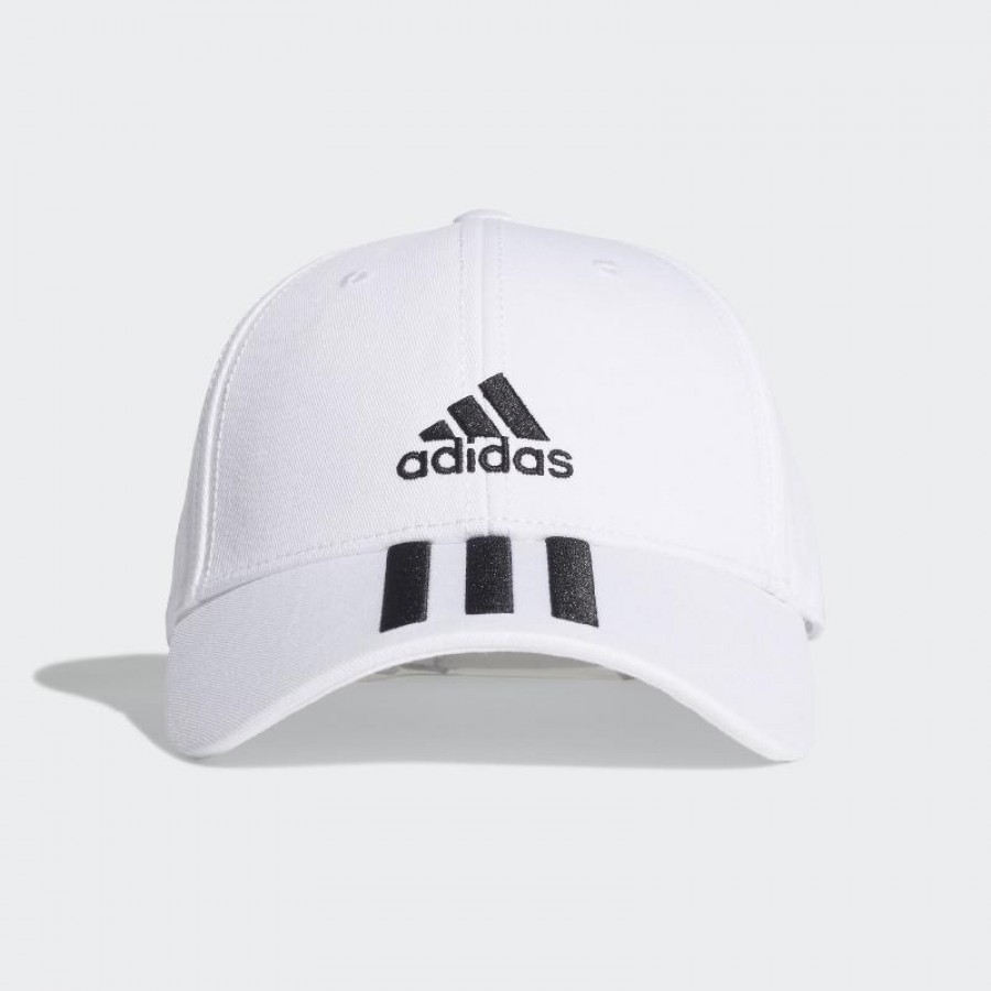 Gorra Adidas BaseBall 3 Rayures Blanco PADELPOINT Gorra Adidas BaseBall 3 Rayures Blanco