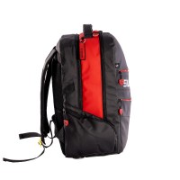 Mochila Siux Stupa Electra Negro Rojo
