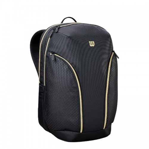 Mochila Wilson Defy V1 Negro Dorado
