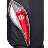 Mochila Wilson Defy V1 Negro Dorado