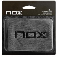 Munequeras Nox Gris Logo Noir 2 unites  Offre - Pas cher