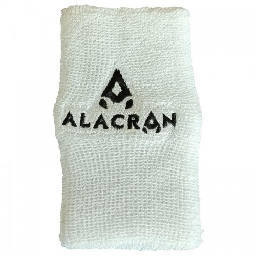 Muñequera Alacran Ancha Blanco Negro