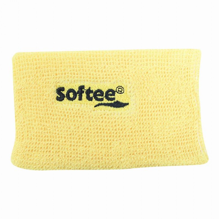 Munequera Softee Ancha Amarillo 1 Unidad