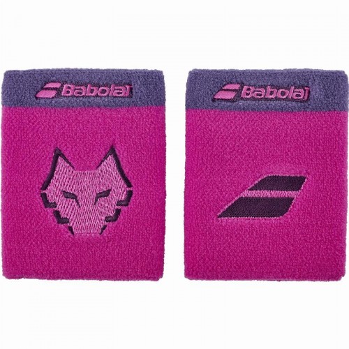Muñequeras Babolat Juan Lebron Terry Jumbo Frambuesa 2 Unidades
