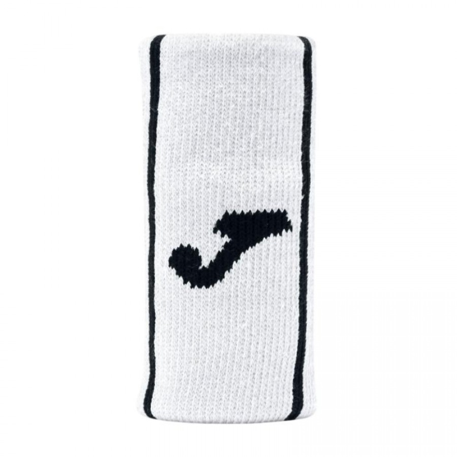 Joma Game Long White Wristbands 2 Units