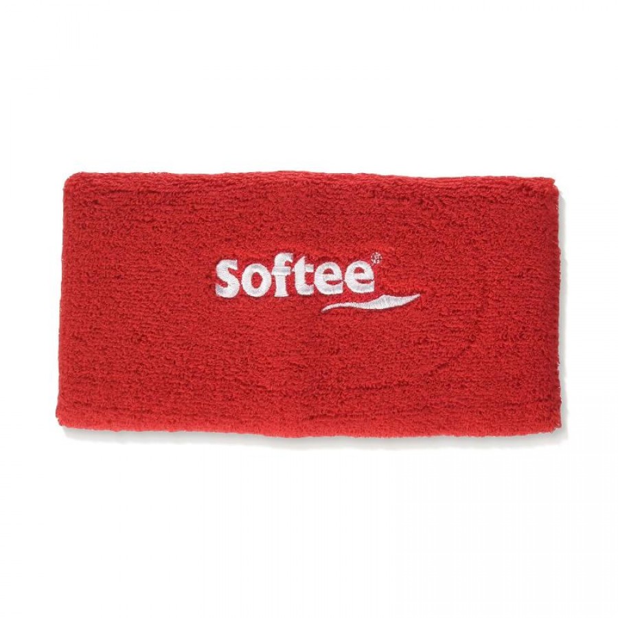 Muñequeras Softee Ancha Rojo 1 Unidad