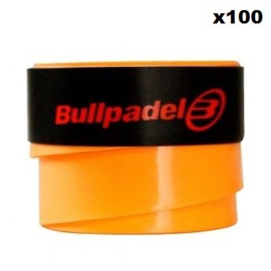 Overgrips Bullpadel Naranja Liso 100 Unidades
