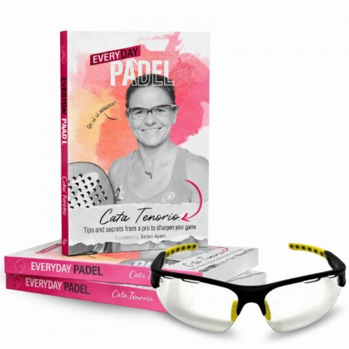 Pack Cata Tenorio Addictive Javea C9 Glasses + English Padel Book