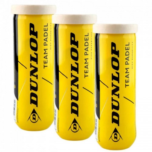Pack de 3 Botes de Pelotas Dunlop Team
