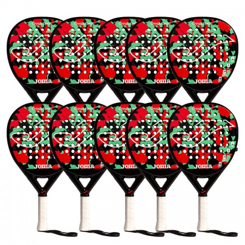 Pack Joma Challenge Negro Fucsia X10