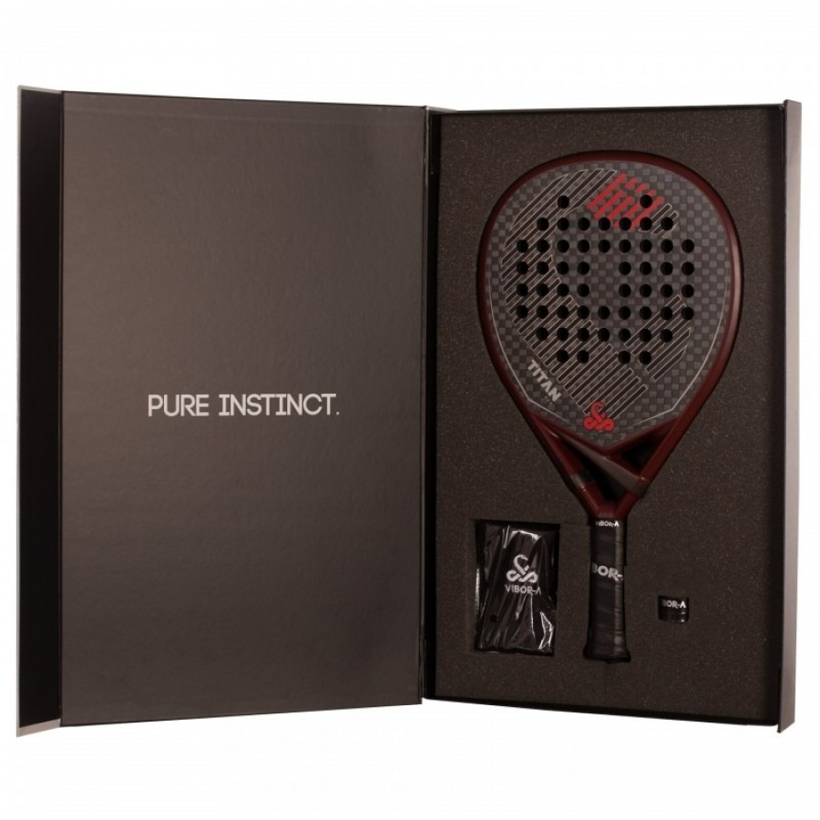 Pala Vibora Titan 12K Rojo 2026