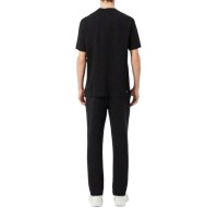 Pantalon élastique Lacoste Sport noir