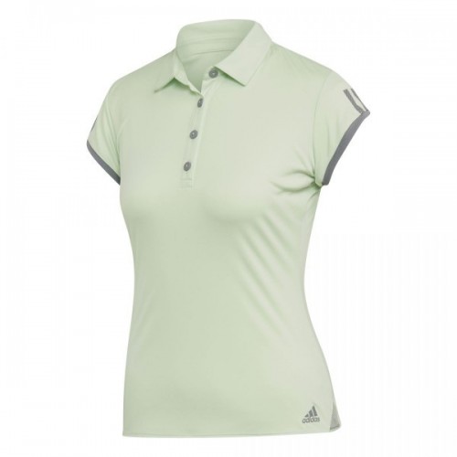 Polo Adidas Club 3 Stripes Verde Gris