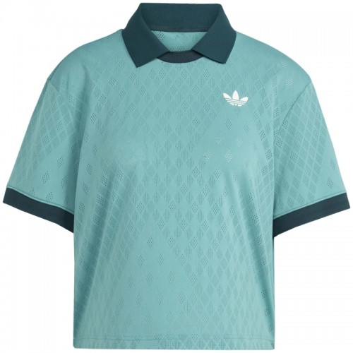 Polo Adidas Original Pro London Turquesa Mujer