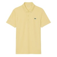 Polo jaune de tennis Lacoste Novak Djokovic