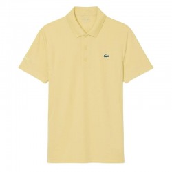 Polo jaune de tennis Lacoste Novak Djokovic