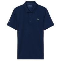 Polo de tennis bleu marine de Lacoste Novak Djokovic