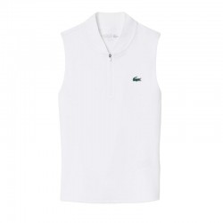 Polo Lacoste Ultra Dry Blanco Mujer sans manches