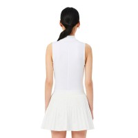 Polo Lacoste Ultra Dry Blanco Mujer sans manches