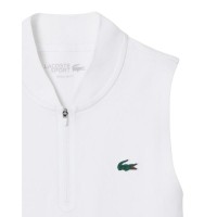 Polo Lacoste Ultra Dry Blanco Mujer sans manches