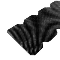 Protector Elite Dentado Rugoso Negro  Oferta + Barato
