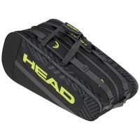 Head Base L Racket Bag Black Green PADELPOINT Head Base L Racket Bag Black Green