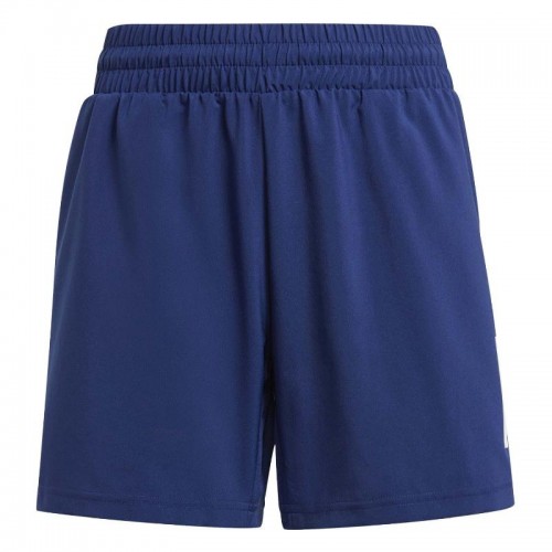Short Junior Adidas Club 3 Stripes bleu foncé