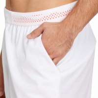 Short Asics Tennis 7In Blanco Brillante Rojo  Oferta + Barato