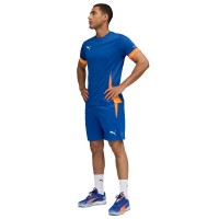 Short Puma Individual Bleu Orange