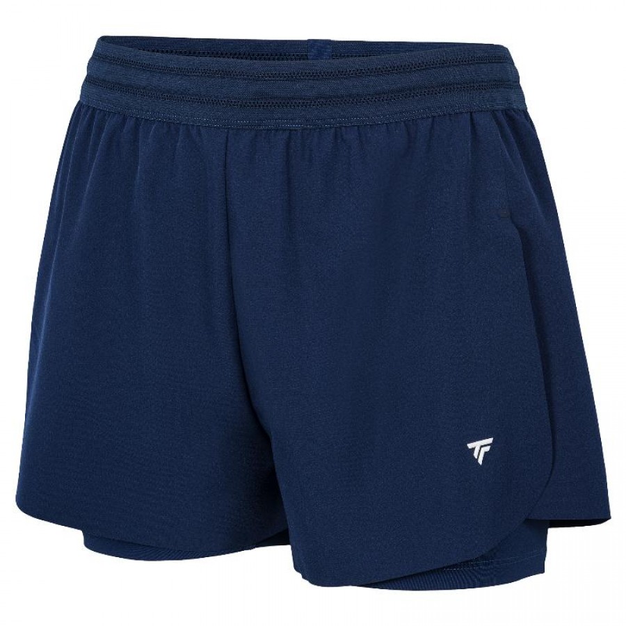 Short Tecnifibre Team Stretch Azul Marino Mujer