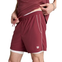 Wilson Tennis Shorts Volley 6 Rosso Scuro