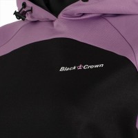 Sudadera Black Crown Merida Rosa Negro Mujer