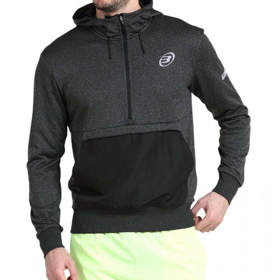 Sudadera Bullpadel Grafo Negro Vigore  Oferta + Barato
