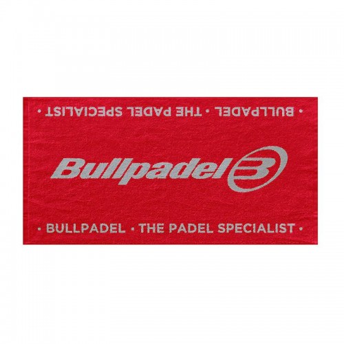 Toalla Bullpadel 100x50 Rojo