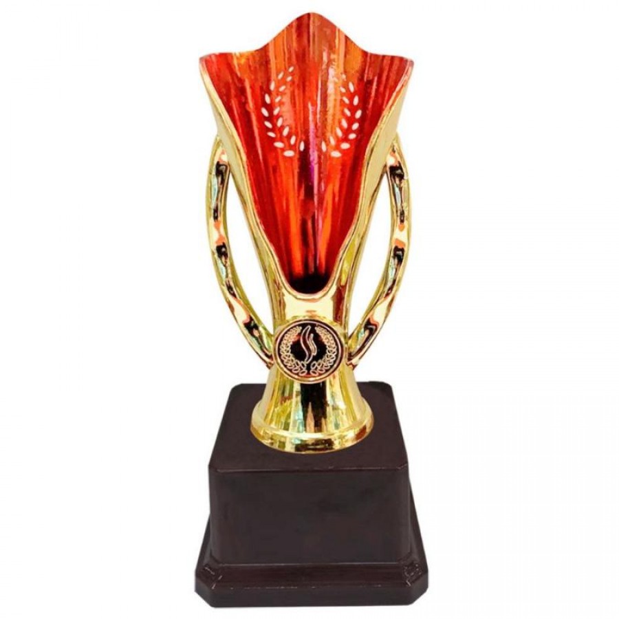 Trofeu Larissa Ouro Vermelho 16 Cm