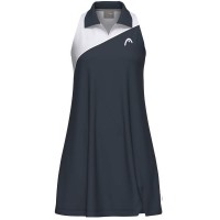 Head Spirit Navy Blue White Dress