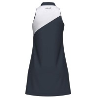 Head Spirit Navy Blue White Dress