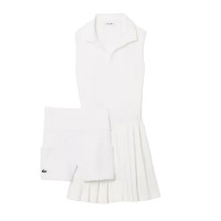 Robe blanche ultra sèche Lacoste Heritage