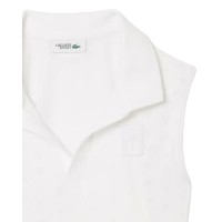 Robe blanche ultra sèche Lacoste Heritage